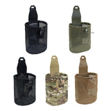 Maxbell Belt Pouch Water Bottle Bag Mesh Drawstring Bag for Fishing Motorbike Hiking Green