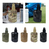 Maxbell Belt Pouch Water Bottle Bag Mesh Drawstring Bag for Fishing Motorbike Hiking Green