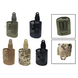 Maxbell Belt Pouch Water Bottle Bag Mesh Drawstring Bag for Fishing Motorbike Hiking Green