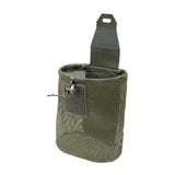 Maxbell Belt Pouch Water Bottle Bag Mesh Drawstring Bag for Fishing Motorbike Hiking Green