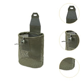 Maxbell Belt Pouch Water Bottle Bag Mesh Drawstring Bag for Fishing Motorbike Hiking Green