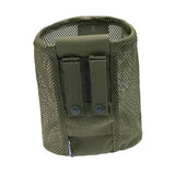 Maxbell Belt Pouch Water Bottle Bag Mesh Drawstring Bag for Fishing Motorbike Hiking Green