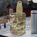Maxbell Belt Pouch Water Bottle Bag Mesh Drawstring Bag for Fishing Motorbike Hiking Multicolor