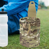 Maxbell Belt Pouch Water Bottle Bag Mesh Drawstring Bag for Fishing Motorbike Hiking Multicolor