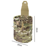 Maxbell Belt Pouch Water Bottle Bag Mesh Drawstring Bag for Fishing Motorbike Hiking Multicolor