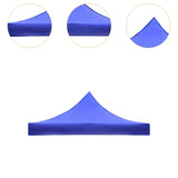 Maxbell Tent Top Cover Oxford Cloth Canopy Cover Only for Picnic Garden Patio 2.9mx2.9m Blue