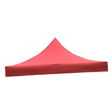 Maxbell Tent Top Cover Oxford Cloth Canopy Cover Only for Picnic Garden Patio 2.9mx2.9m Red