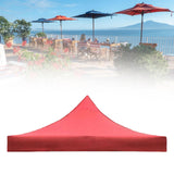 Maxbell Tent Top Cover Oxford Cloth Canopy Cover Only for Picnic Garden Patio 2.9mx2.9m Red