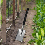 Maxbell Garden Shovel Equipment Portable Trenching Comfortable Handle Gardening Tool Square Point