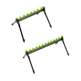 Maxbell Fishing Rod Rack Save Space Practical Display Stand for Garage Vehicle Truck 8holes 45x40x31cm