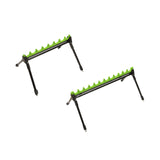 Maxbell Fishing Rod Rack Save Space Practical Display Stand for Garage Vehicle Truck 8holes 45x40x31cm