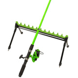 Maxbell Fishing Rod Rack Save Space Practical Display Stand for Garage Vehicle Truck 12holes 64.5x40x31cm