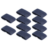 Maxbell 10x Elastic Belt Keepers Strap Retainer Band for Pants Belt Nylon Belt Loops Dark Blue