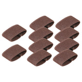 Maxbell 10x Elastic Belt Keepers Strap Retainer Band for Pants Belt Nylon Belt Loops Coffee