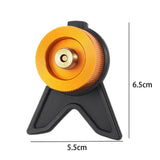 Maxbell Camping Gas Stove Adapter Gas Refill Adapter for Garden Backpacking Cookware yellow