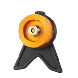 Maxbell Camping Gas Stove Adapter Gas Refill Adapter for Garden Backpacking Cookware yellow