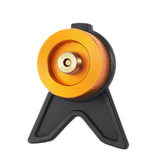 Maxbell Camping Gas Stove Adapter Gas Refill Adapter for Garden Backpacking Cookware yellow