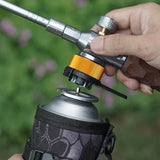 Maxbell Camping Gas Stove Adapter Gas Refill Adapter for Garden Backpacking Cookware yellow