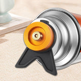 Maxbell Camping Gas Stove Adapter Gas Refill Adapter for Garden Backpacking Cookware yellow