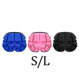 Maxbell Skiing Protective Gear Butt Pad for Skateboarding Outdoor Sports Ice Skating Kids Blue