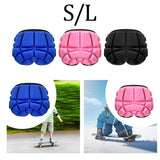 Maxbell Skiing Protective Gear Butt Pad for Skateboarding Outdoor Sports Ice Skating Kids Blue