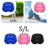 Maxbell Skiing Protective Gear Butt Pad for Skateboarding Outdoor Sports Ice Skating Kids Blue