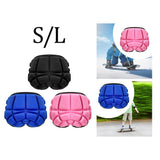 Maxbell Skiing Protective Gear Butt Pad for Skateboarding Outdoor Sports Ice Skating Kids Blue