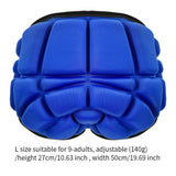 Maxbell Skiing Protective Gear Butt Pad for Skateboarding Outdoor Sports Ice Skating Adults Blue