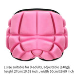 Maxbell Skiing Protective Gear Butt Pad for Skateboarding Outdoor Sports Ice Skating Adults Pink