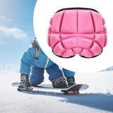 Maxbell Skiing Protective Gear Butt Pad for Skateboarding Outdoor Sports Ice Skating Adults Pink