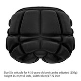 Maxbell Skiing Protective Gear Butt Pad for Skateboarding Outdoor Sports Ice Skating Kids Black