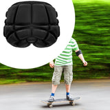 Maxbell Skiing Protective Gear Butt Pad for Skateboarding Outdoor Sports Ice Skating Kids Black