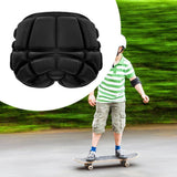Maxbell Skiing Protective Gear Butt Pad for Skateboarding Outdoor Sports Ice Skating Adults Black