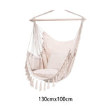 Maxbell Maxbell Hammock Chair Portable Sturdy for Outdoor Indoor for Balcony Garden Backyard Beige