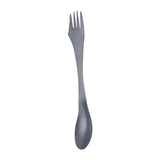 Maxbell 3 in 1 Spork Fork Spoon Knife Camping Utensil for Backpacking Picnic Kitchen Black