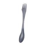 Maxbell 3 in 1 Spork Fork Spoon Knife Camping Utensil for Backpacking Picnic Kitchen Black