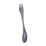 Maxbell 3 in 1 Spork Fork Spoon Knife Camping Utensil for Backpacking Picnic Kitchen Black