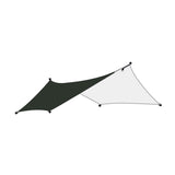 Maxbell Camping Tarp Sun Protection Awning Shelter for Backpacking Garden Picnic Black