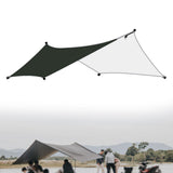 Maxbell Camping Tarp Sun Protection Awning Shelter for Backpacking Garden Picnic Black