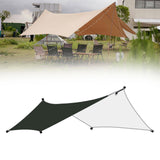 Maxbell Camping Tarp Sun Protection Awning Shelter for Backpacking Garden Picnic Black