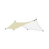 Maxbell Camping Tarp Sun Protection Awning Shelter for Backpacking Garden Picnic Khaki