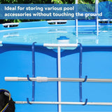 Maxbell Pool Pole Hanger Pole Hanger for Skimmers Garden Equipment Pools Accessories