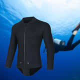 Maxbell Wetsuit Top Men Long Sleeve Women Swimsuit for Surfing Underwater Snorkeling XXL