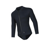 Maxbell Wetsuit Top Men Long Sleeve Women Swimsuit for Surfing Underwater Snorkeling XXL