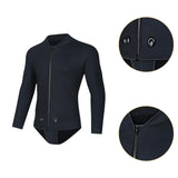 Maxbell Wetsuit Top Men Long Sleeve Women Swimsuit for Surfing Underwater Snorkeling XXL