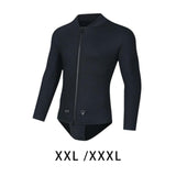Maxbell Wetsuit Top Men Long Sleeve Women Swimsuit for Surfing Underwater Snorkeling XXL