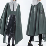 Maxbell Adults Poncho Cloak Motorcycle Raincoat for Cycling Emergency Mountaineering