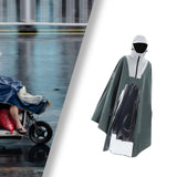 Maxbell Adults Poncho Cloak Motorcycle Raincoat for Cycling Emergency Mountaineering