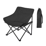 Maxbell Folding Camping Chair Nonslip Portable Foldable Chair for BBQ Fishing Hiking Black