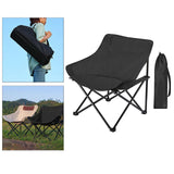 Maxbell Folding Camping Chair Nonslip Portable Foldable Chair for BBQ Fishing Hiking Black